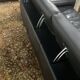 Jori designer sofa in brown leather 3 seats