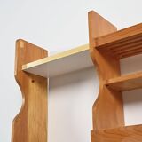 Pine wall-mounted sideboard, Les Arcs 1800, circa 1970