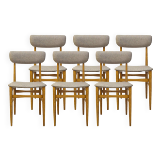 Mid Century Chairs, Set Of 6