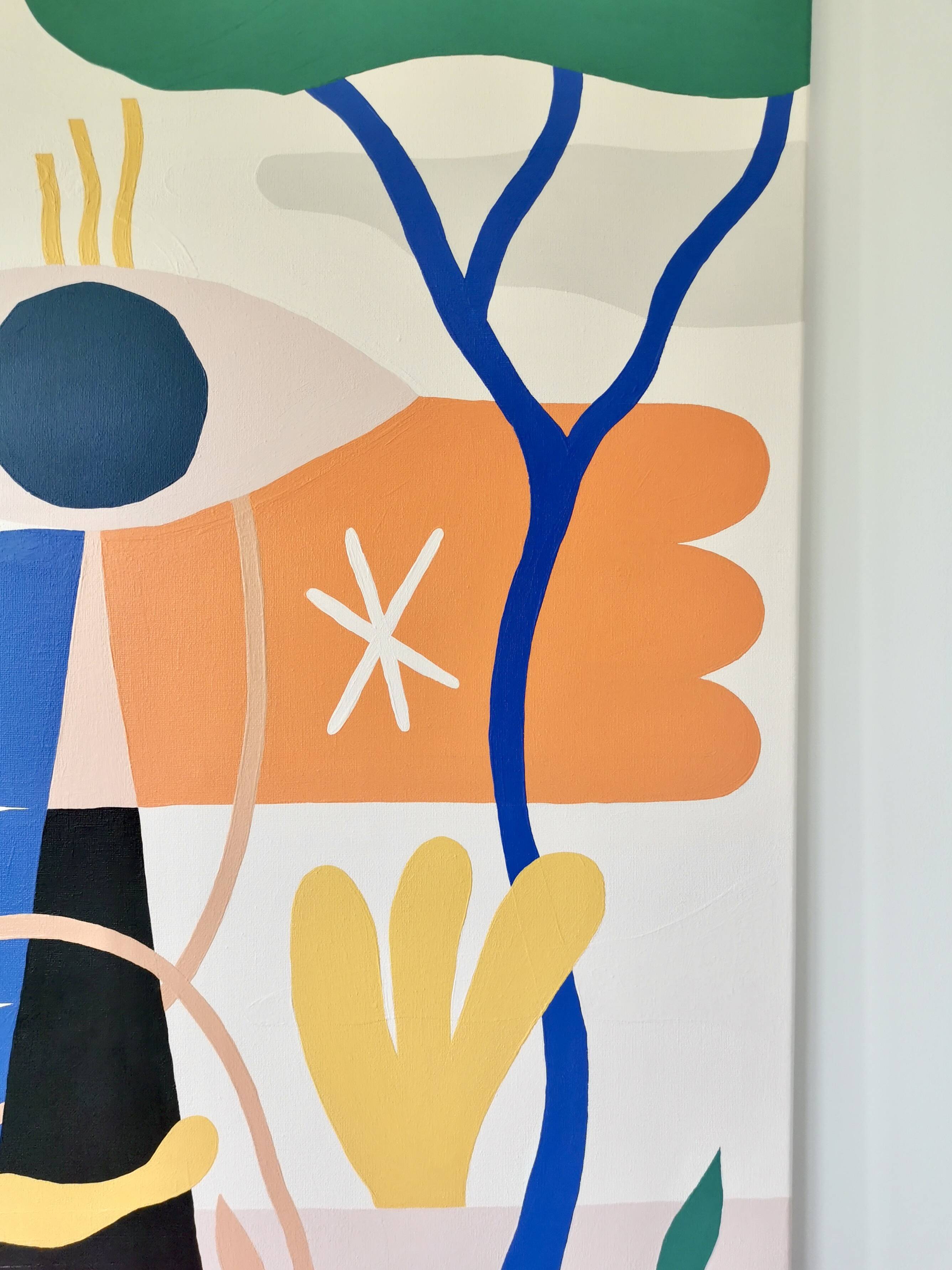 Acrylic painting - Joyful Nature