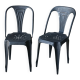 Pair of chairs by Joseph Mathieu for Mulipl’s