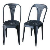 Pair of chairs by Joseph Mathieu for Mulipl’s