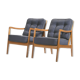 Pair armchairs Ole Wanscher FD109 of the 1960s