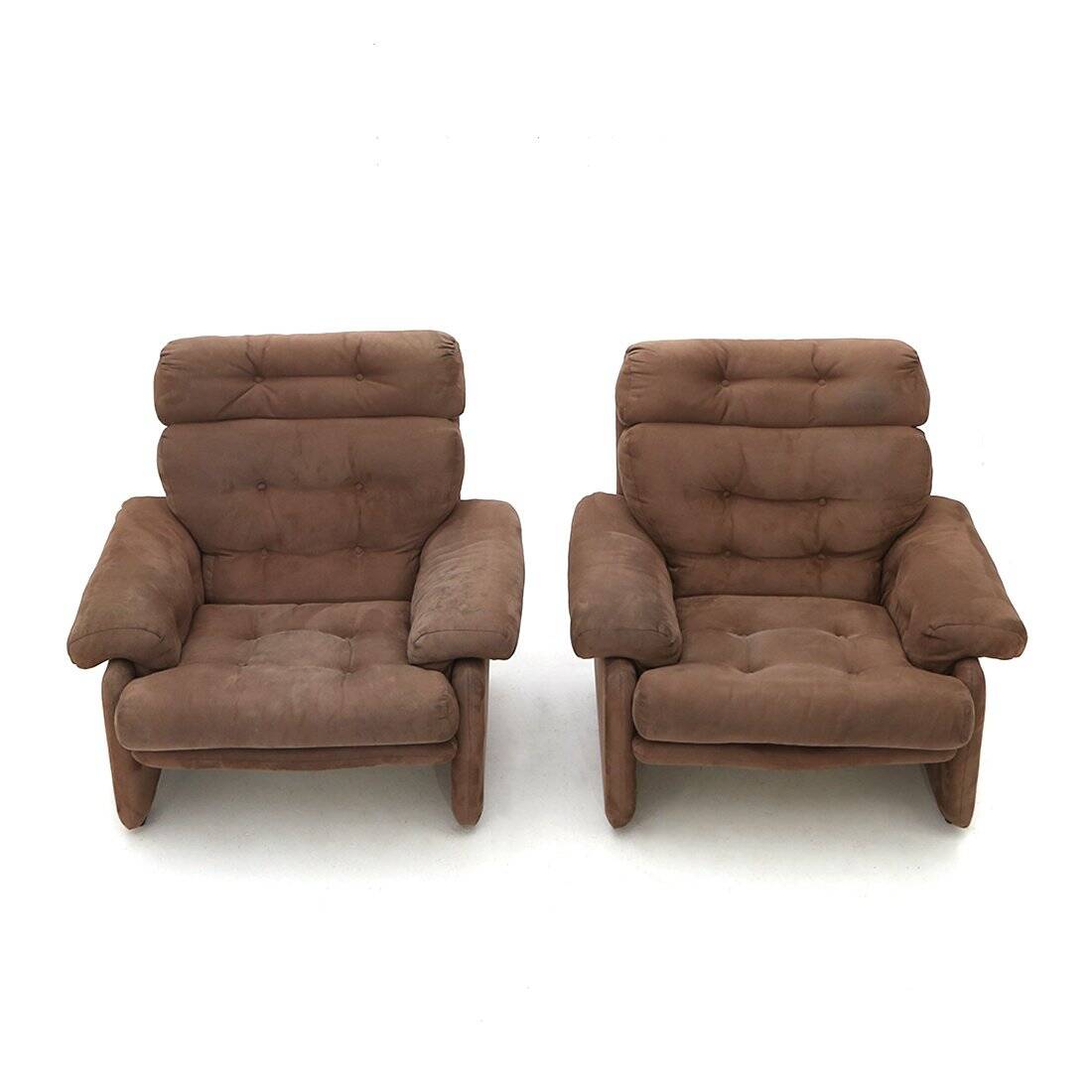 2 Coronado armchairs by Tobia Scarpa for C&B, 1960s.