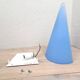Tepee wall lamp by SCE for Habitat 80s Midcentury