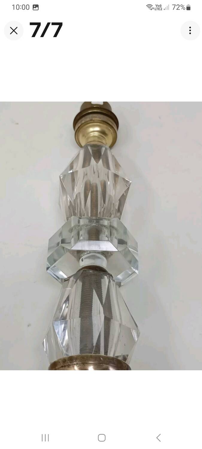 Two bedside lamp bases