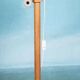 Minimalist Scandinavian floor lamp Carl Malmsten in pine, Sweden