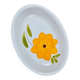 Vintage oval dish Made in Italy, hand-painted floral decoration