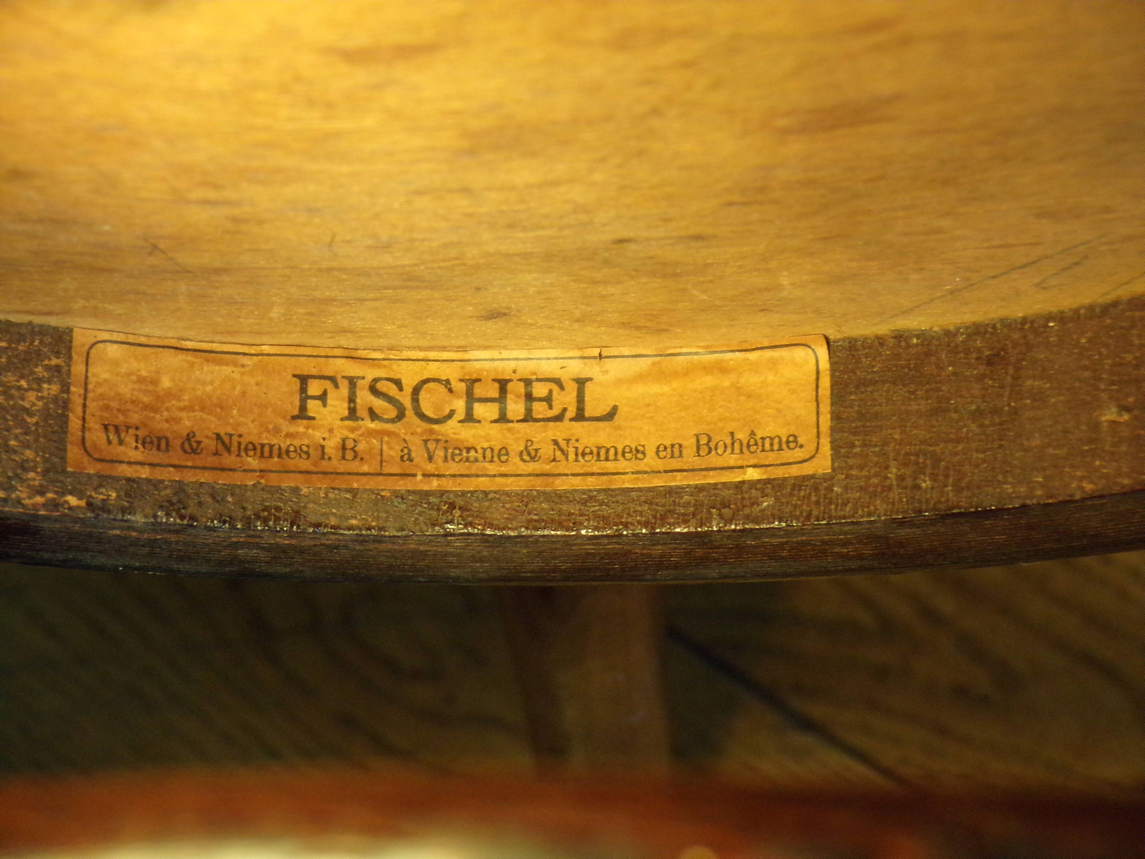 4 Fischel 18 bistro chairs in bent wood
