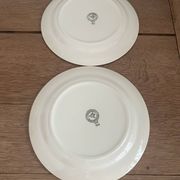 6 Italian dessert plates Pagmossin in ceramic