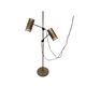 Brutalist Copper Floor Lamp by Holm Sørensen, Denmark 1960s
