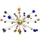 Murano glass sputnik chandelier