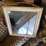 Mirror 1900 original wood 70x58 mercury glass