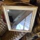 Mirror 1900 original wood 70x58 mercury glass