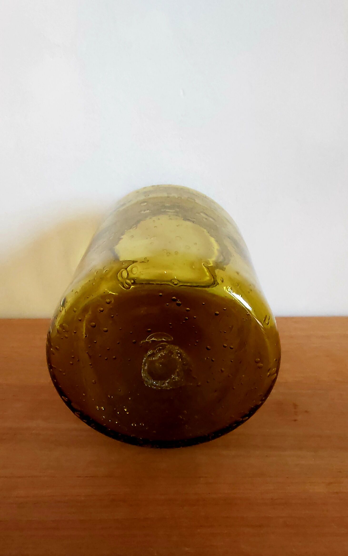 Vintage Biot glass vase