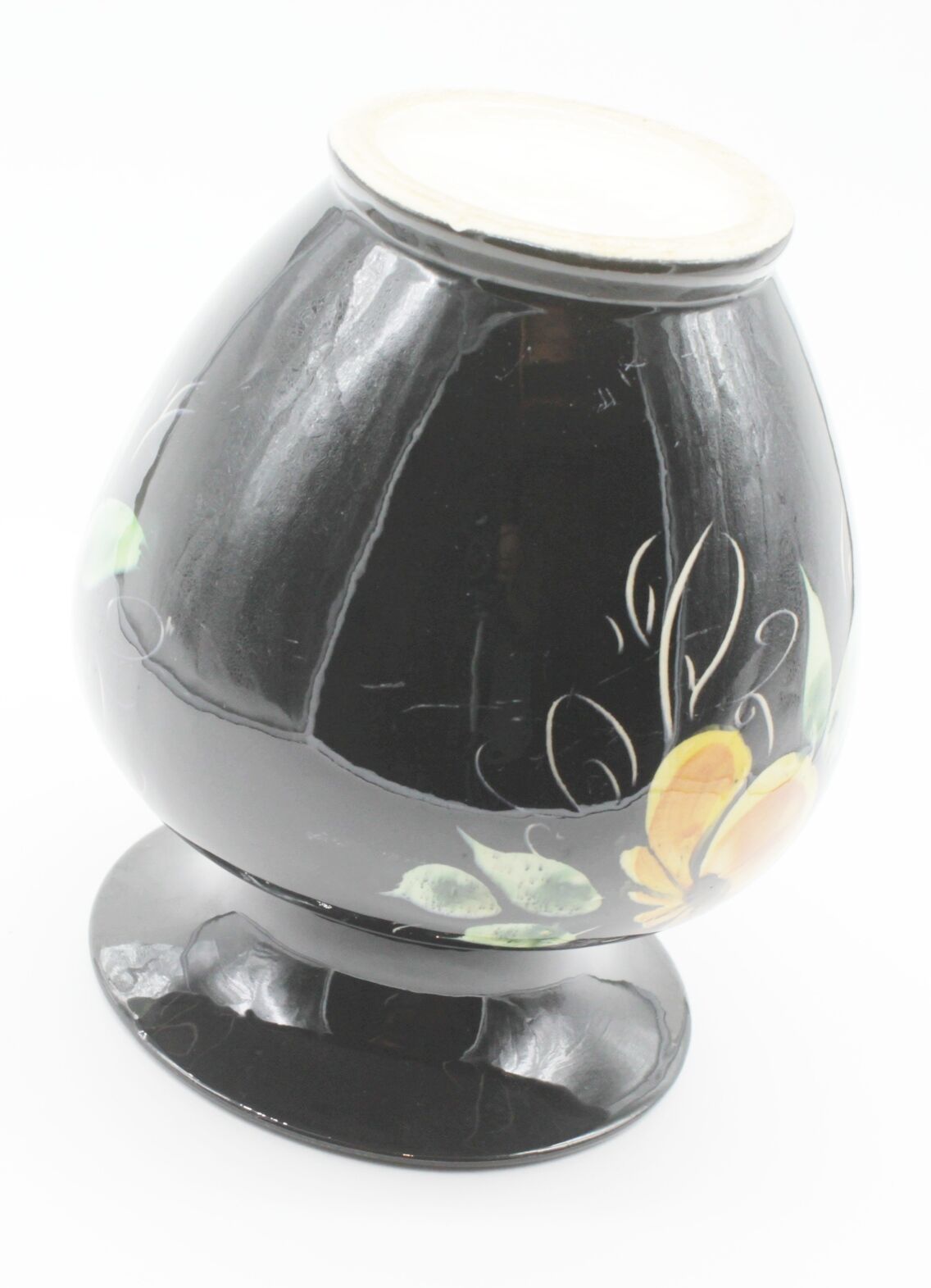 Ceramic vase flowers