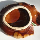Jacques Prévert soap dish "snail and its autumn leaf"