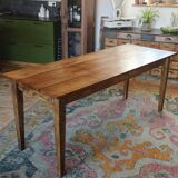 Farm table in sold oak