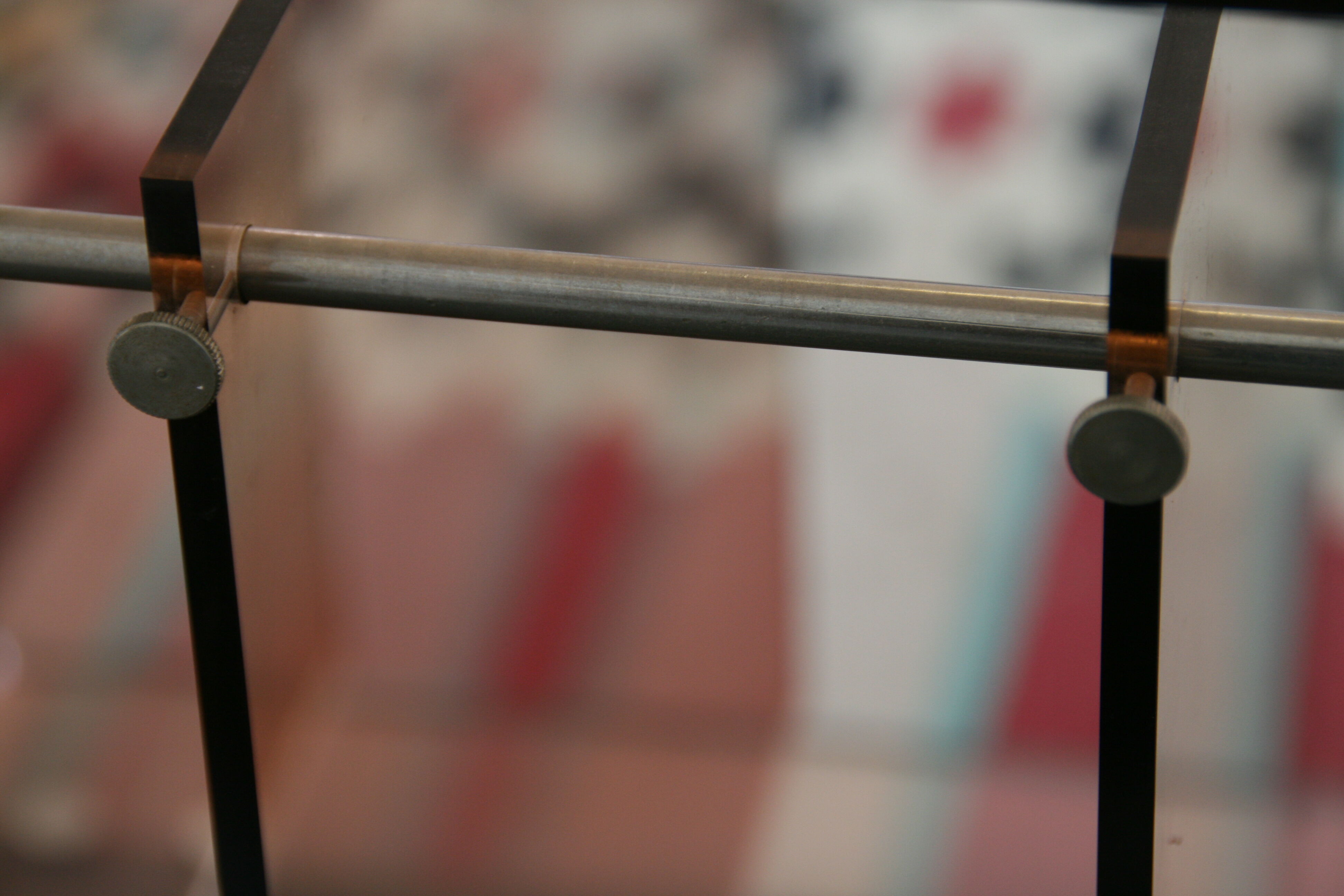 Vintage plexiglas tv/hifi unit