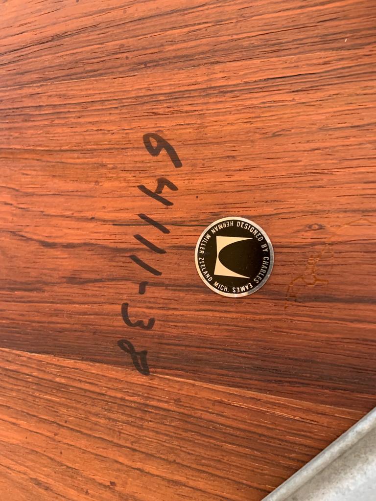 Rosewood table by Charles and Ray Eames, edition Herman Miller