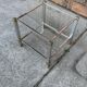 Vintage Brass and Chrome Coffee Table by Pierre Vandel, Paris, 1970s