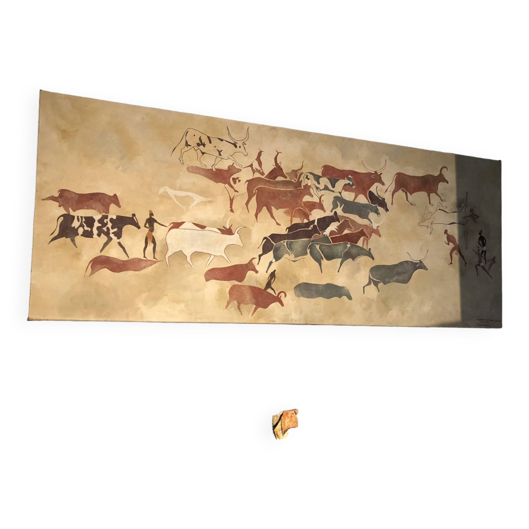 Painting “Tassiy cave” Georges le Poitevin