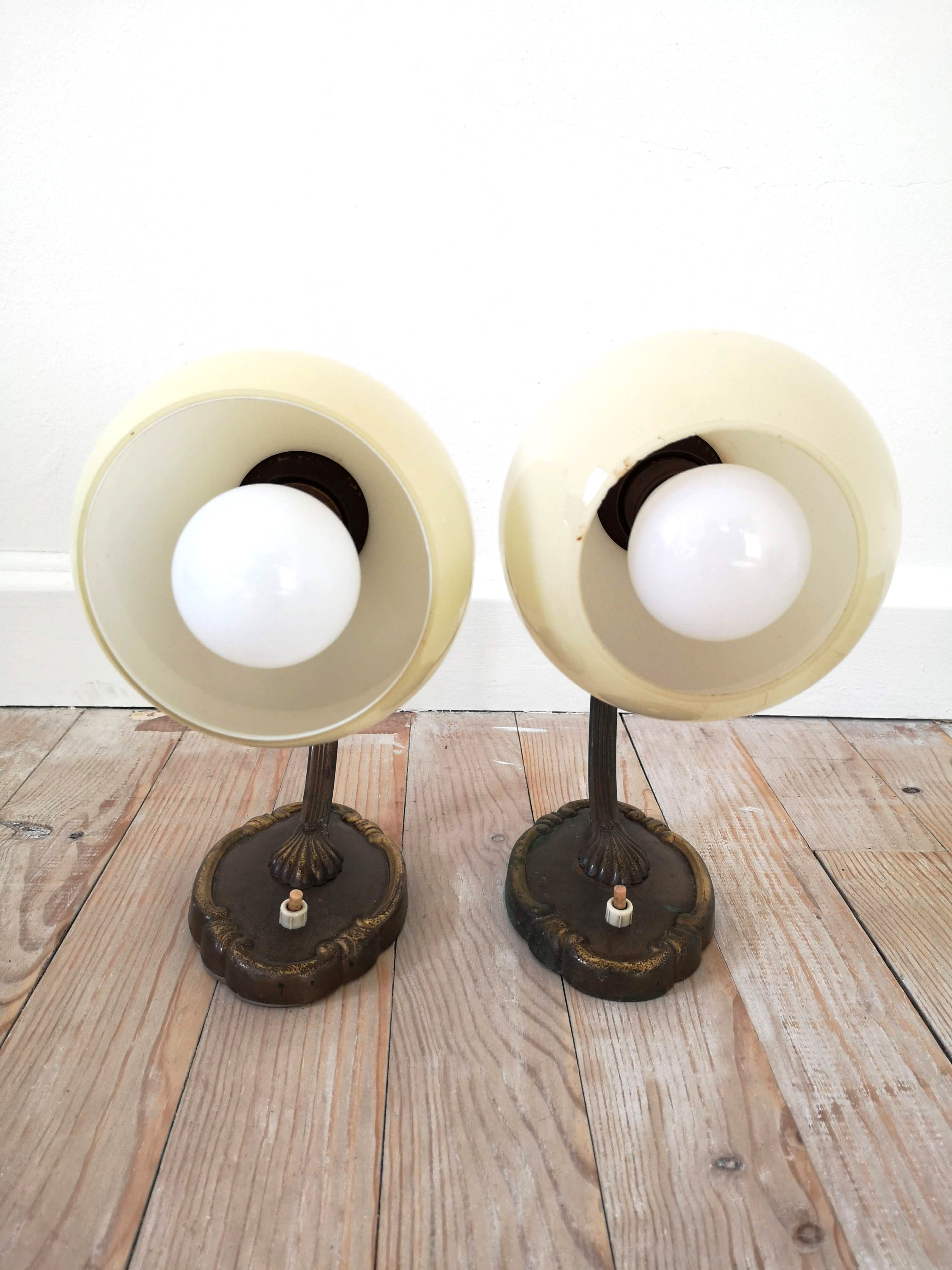 Pair of sconces 50 60s