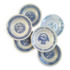 Vintage blue deep plates