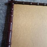 Vintage bamboo style mirror