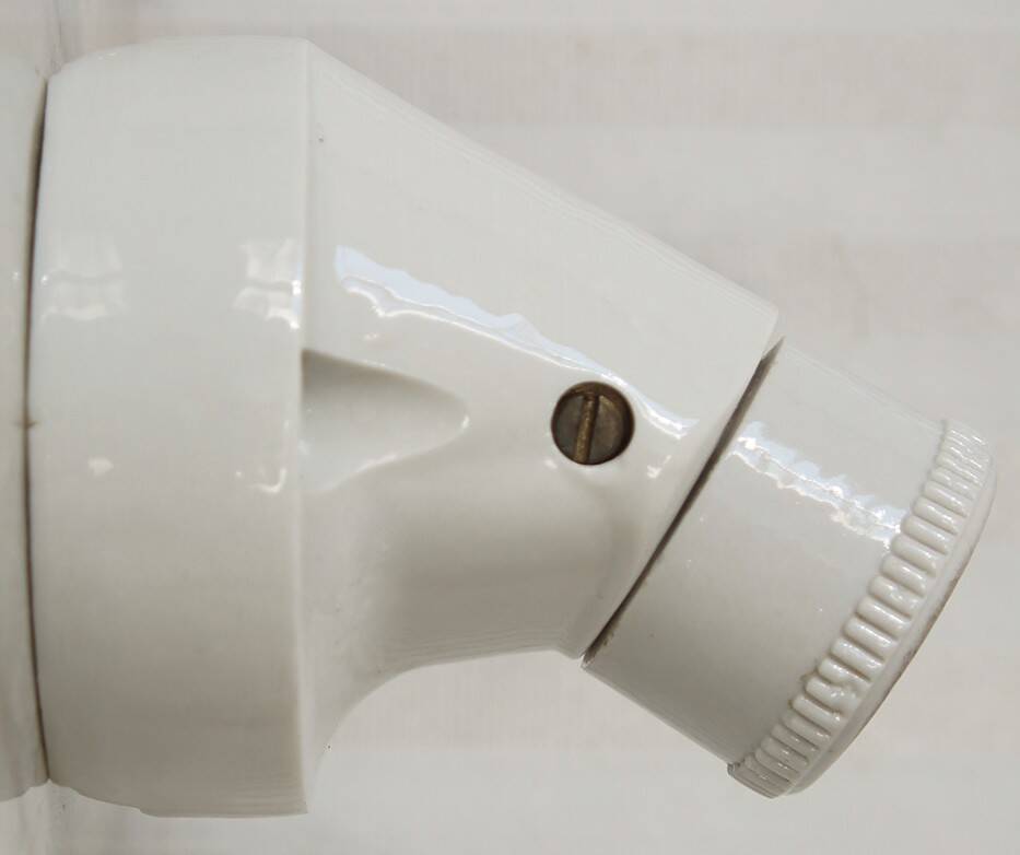 Old porcelain wall light