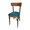 Chair Bistro vintage revisited with a wax cloth seat