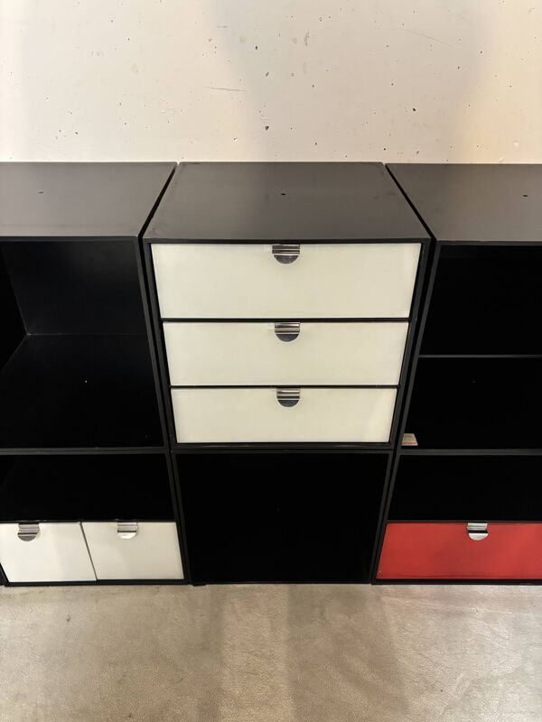 Bibliothèque Palaset Treston Storage Cubes, Finlande 1970