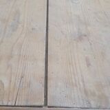 Old rustic farmhouse table 1900 in oak and fir - 1m51