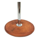 Atelje Lyktan desk lamp in chrome and vintage brown leather, mid-century, Sweden.