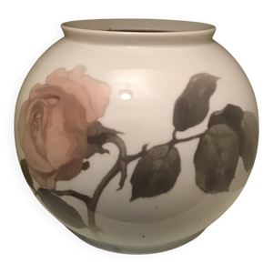 Boule en porcelaine décor - rose