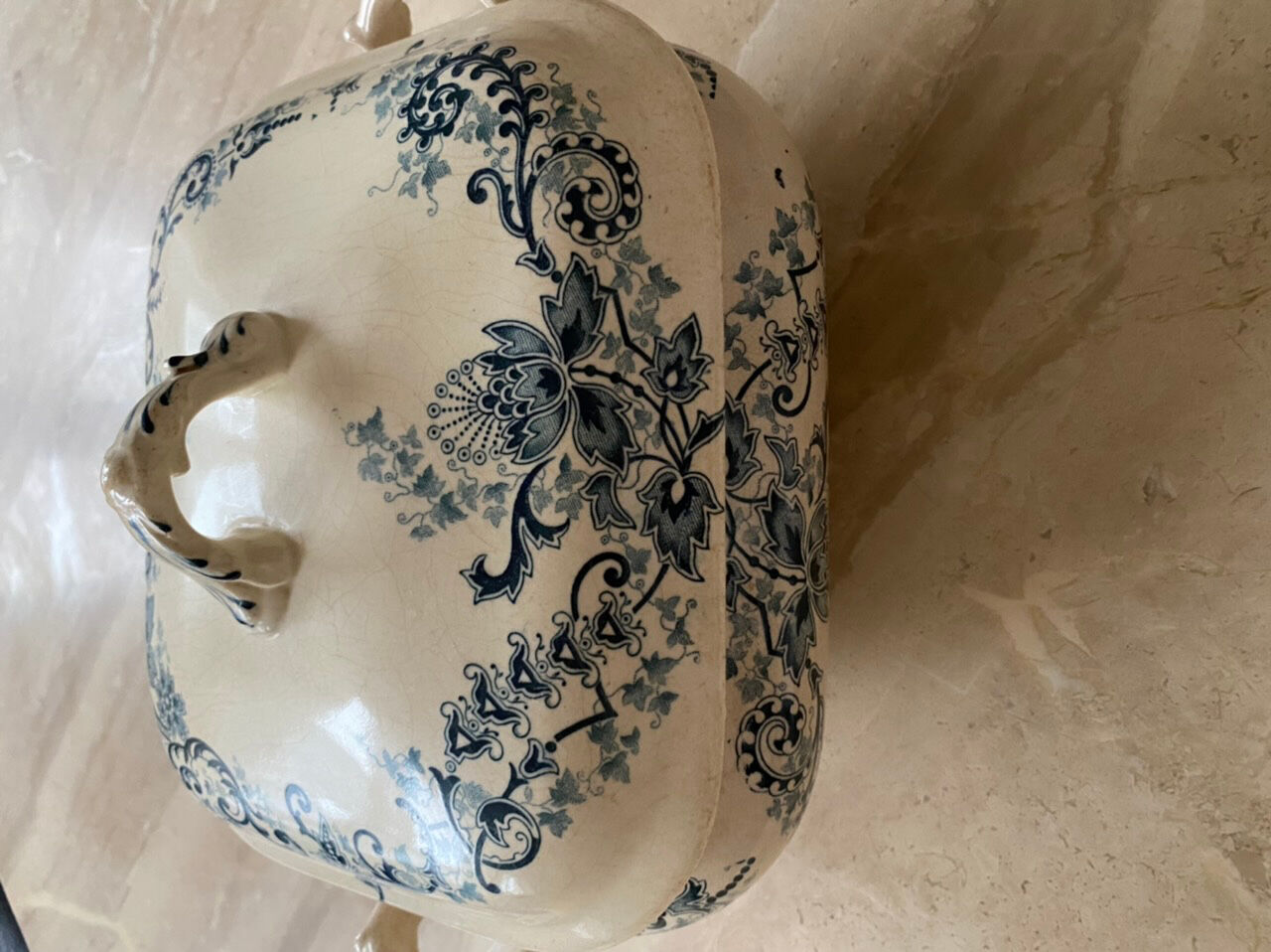 Soup bowl in iron earth HB boulenger