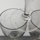7 verres à vin décor à la grecque