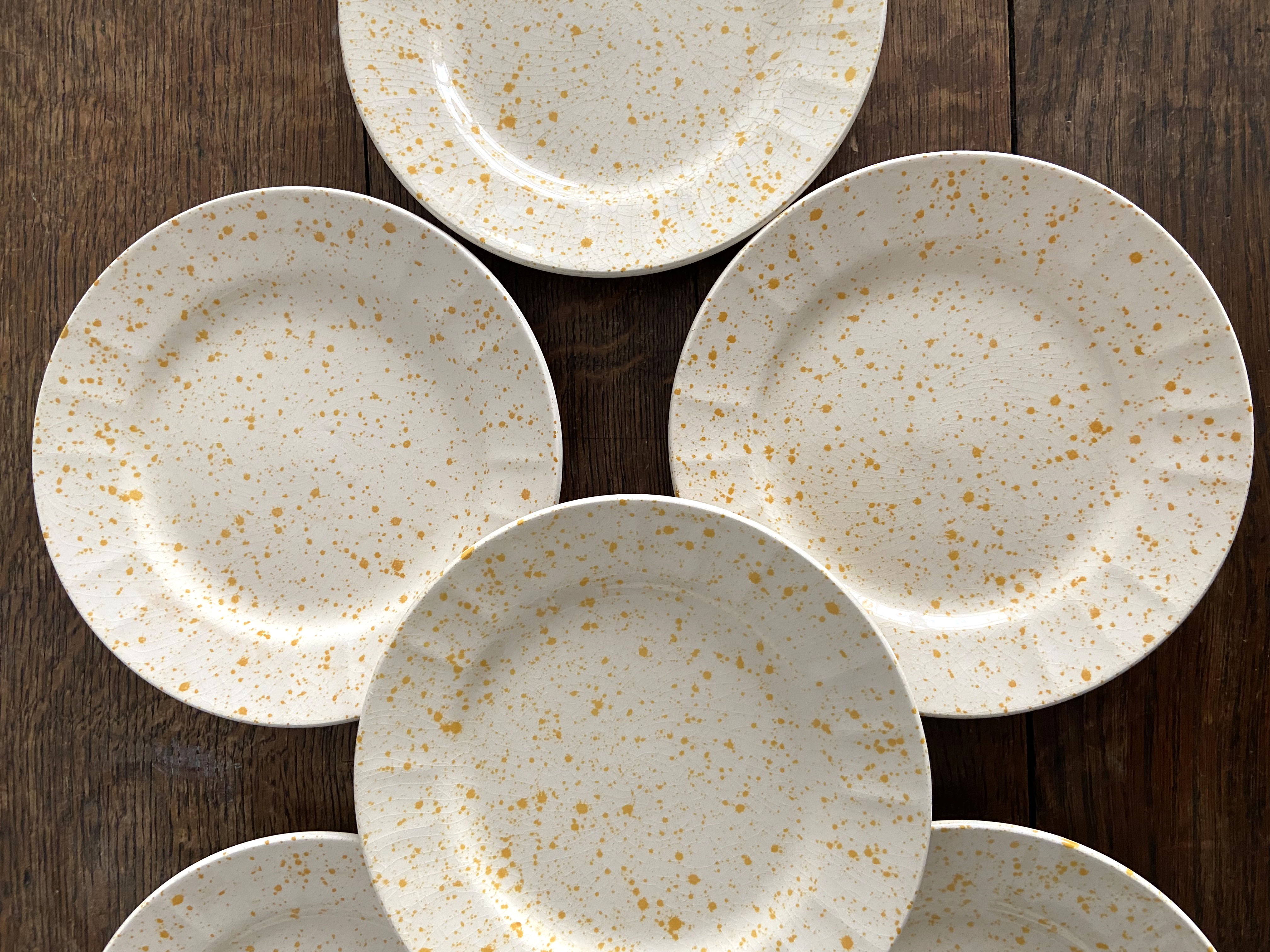 Set of 6 dessert plates