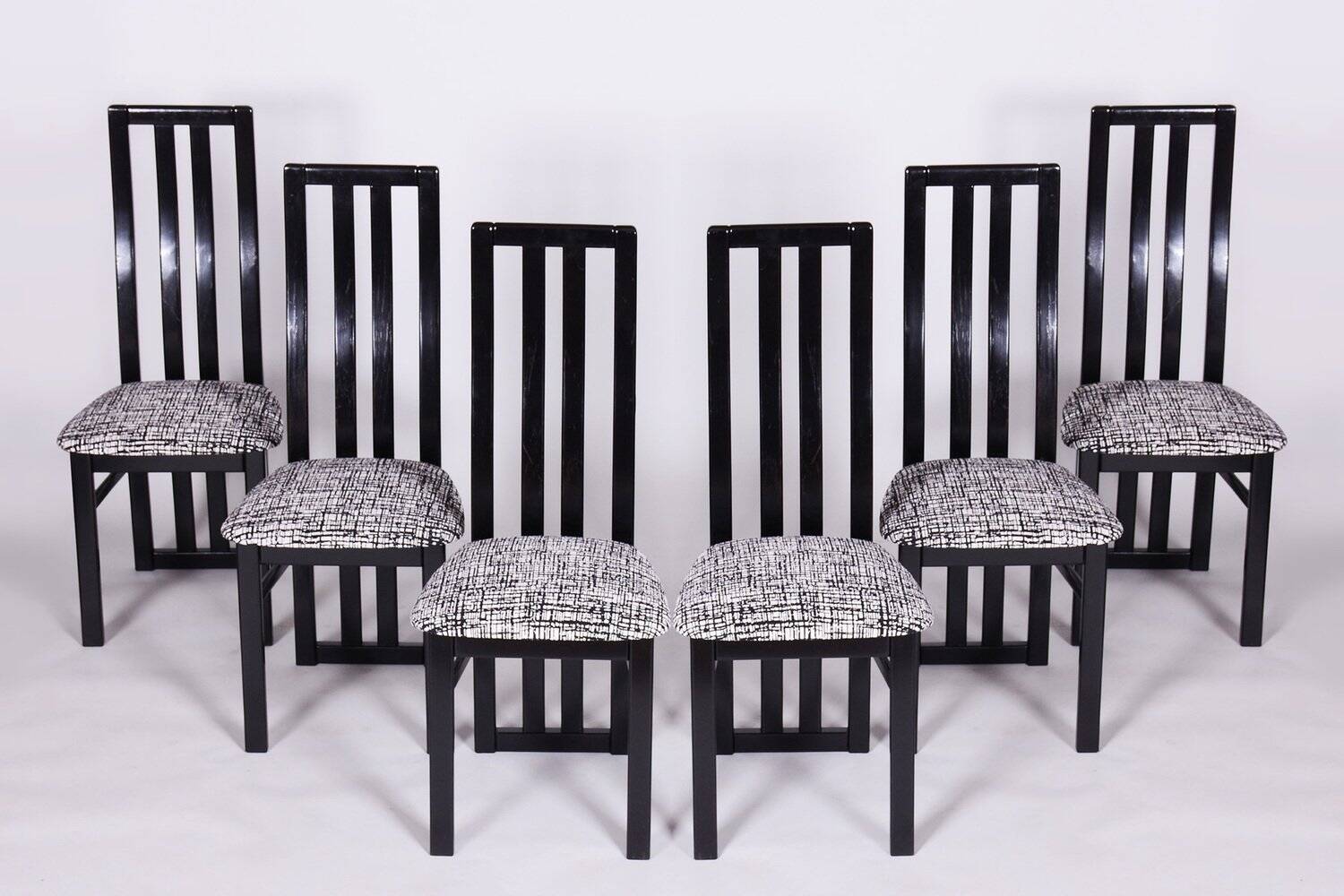 Mid-Century Dining Chairs in Beech from Thon, 1970s, Set of 6