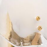 Kalmar wall sconces in brass and Murano glass, Austria, 1970s.