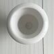 Médicis cache-pot vase in white porcelain