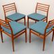 Set of 4 diningchairs teak, Erving Harland for Soro Chairs