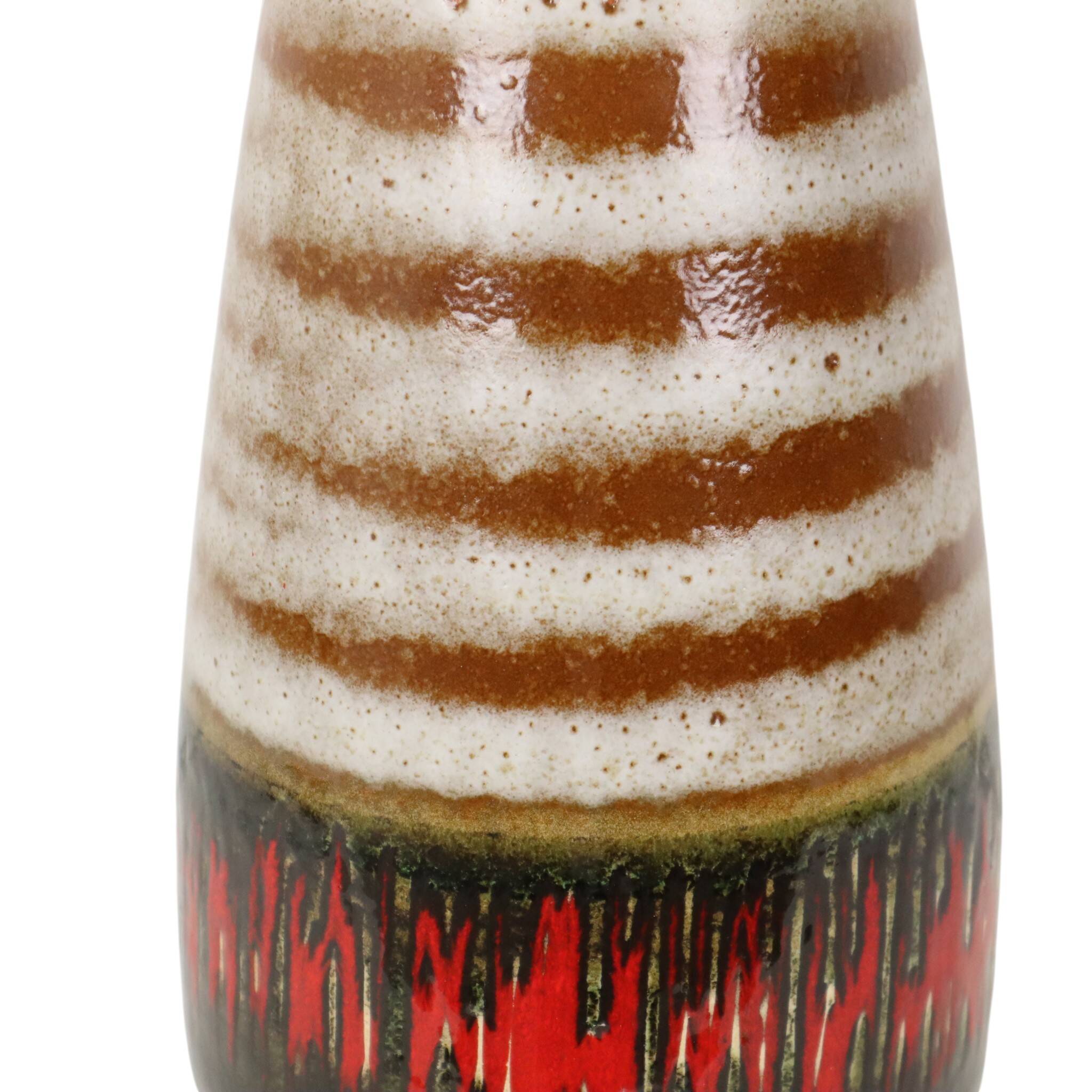 Scheurich 'Fat Lava' Lora Vase, Glazed Ceramic, 529-38