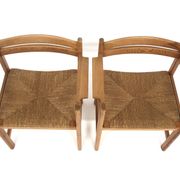 Set of 2 Scandinavian "Asserbro" armchairs, Børge Mogensen, Sweden, 1960