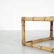 Bamboo & rattan coffee table, Italy 1960s.