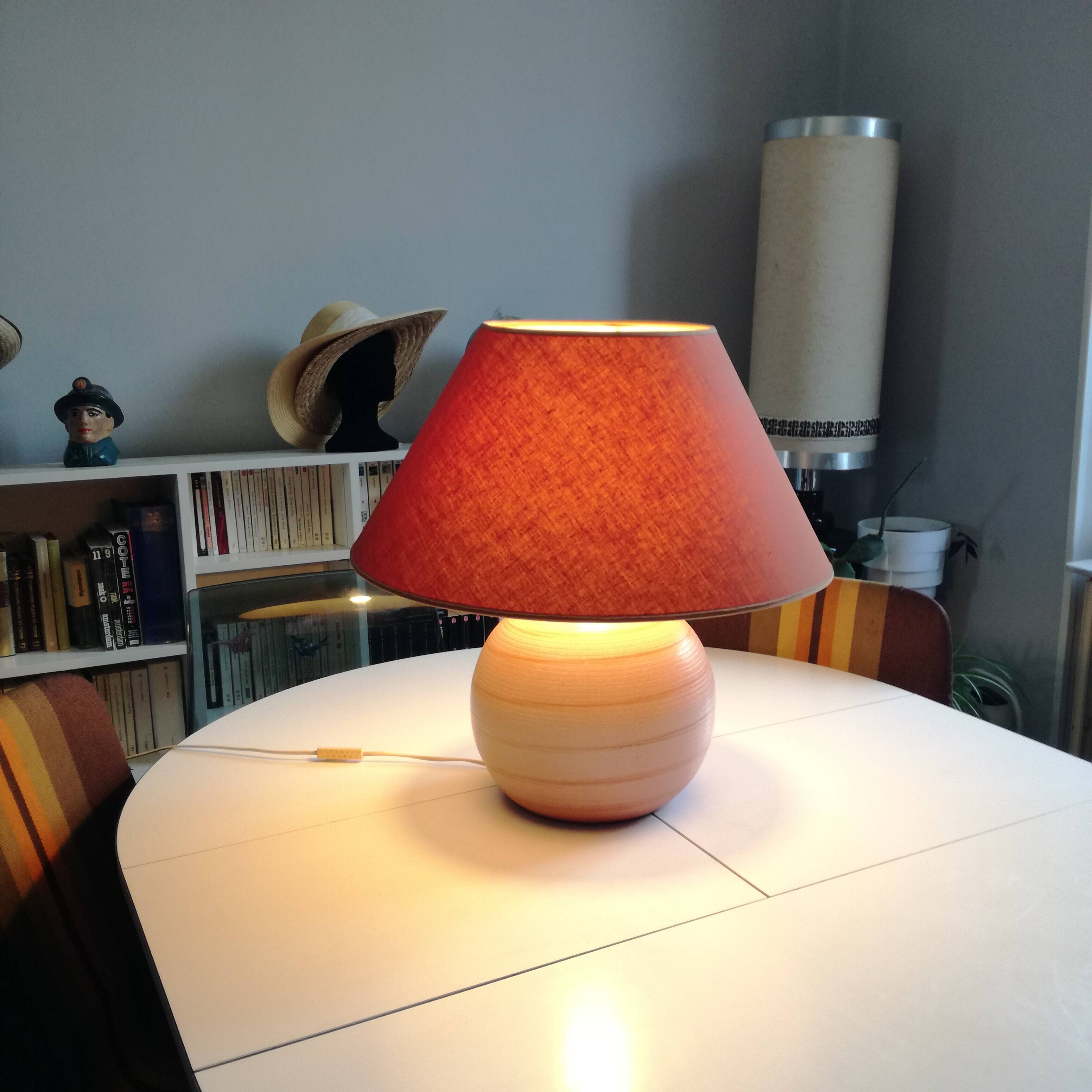 Ceramic mushroom lamp Ø52, 1970