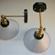 Paire d'appliques industrielles