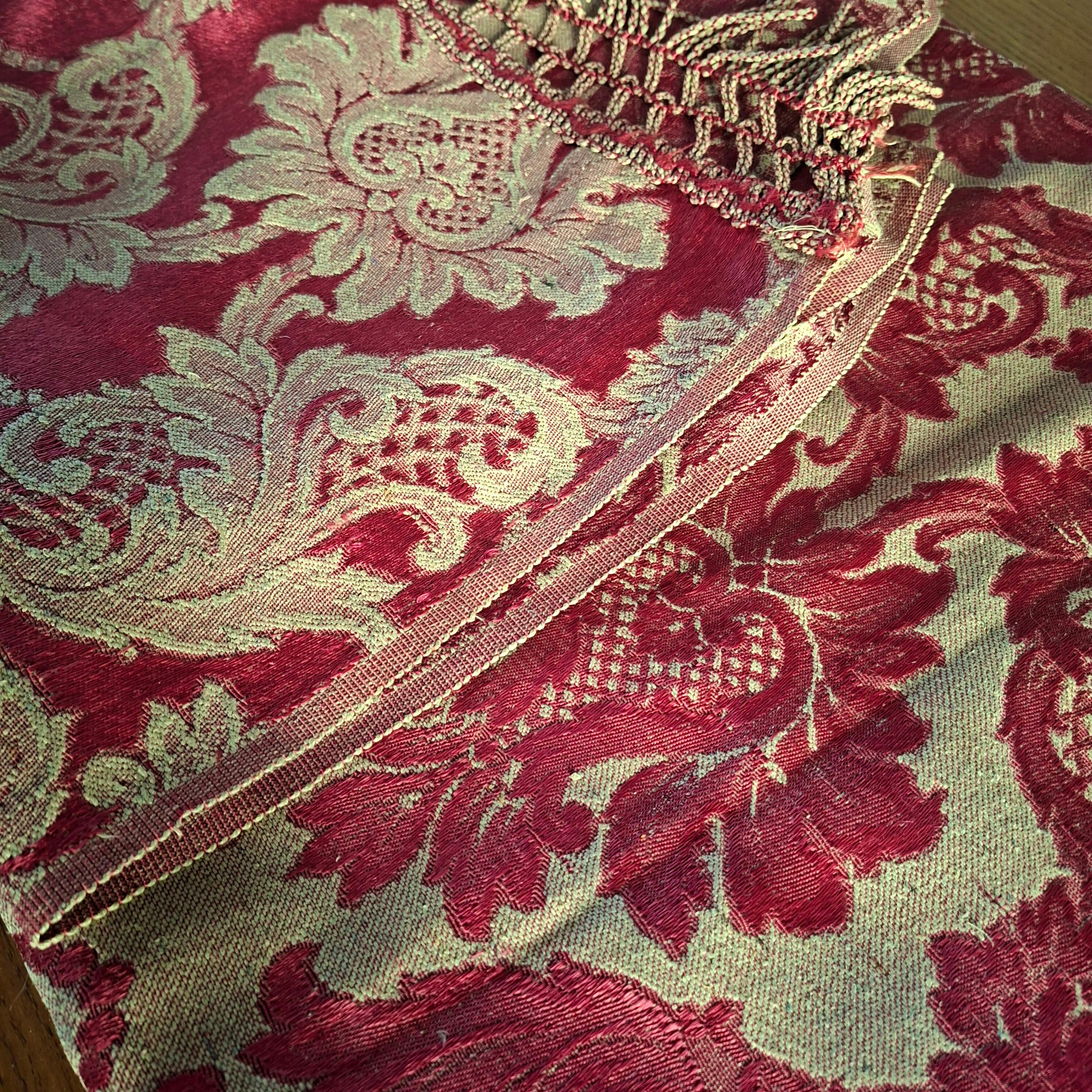 Vintage damask tablecloth