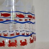 Pitcher/carafe sea patterns