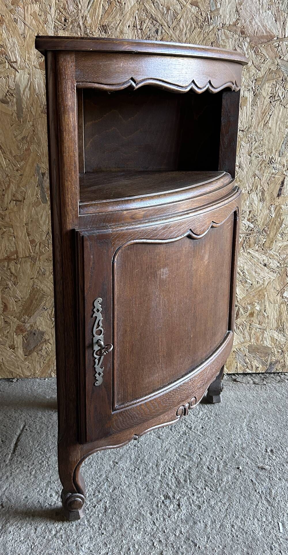 Door corner, Louis XV style cherry, vintage, 60s